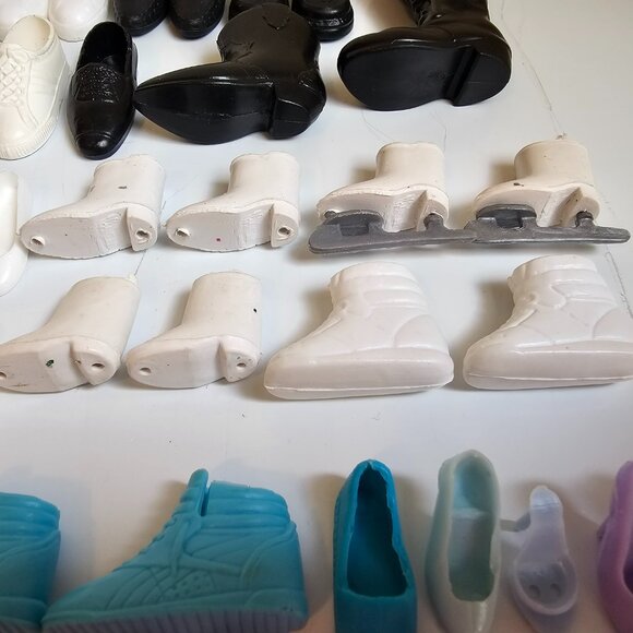 Fashion Doll Shoe Lot Barbie Ken Miscellaneous Vintage 1990s  Fashion Doll Shoe Lot Barbie Ken Miscellaneous Vintage 1990s SOME SINGLES